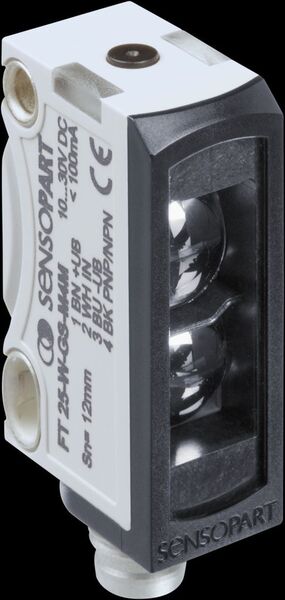 Miniatur-Kontrastsensor FT 25-W/-RGB von Sensopart (Bild: Sensopart)