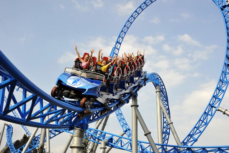 Achterbahn Blue Fire im Europa-Park. (Bild: Mack Rides)