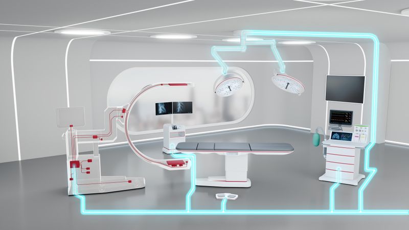 SDC-Kommunikation im Operationssaal(Bild:  Vector)