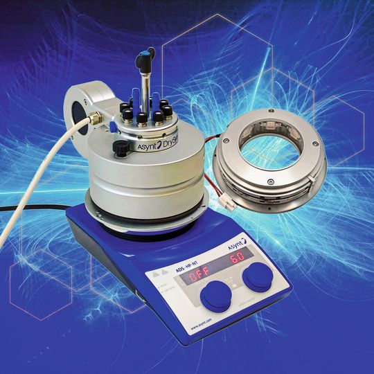 Der modulare Fotoreaktor Lightsyn Illumin 8(Bild:  Asynt)