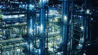 Blick auf die PCK-Raffinerie in Schwedt (© PCK Raffinerie GmbH)