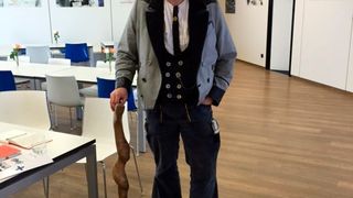 Manuel Mährlein, ein Schlosser auf der Walz, nimmt an einer CAD-Software-Schulung teil. (DPS Software)