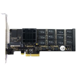 Während Festplatten-Schnittstellen für moderne SSDs zu langsam sind, steckt noch viel Potenzial in PCIe. Erst vier von 32 Autobahnspuren (Lanes) sind im Einsatz.