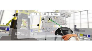 Mit Visual Components Experience (VCE) können Fachleute aus der Produktionsbranche ihre Pläne und 3D-Simulationen, die sie mit Visual Components 4.0 Produkten erstellt haben, in Virtual Reality präsentieren.  (Bild: Visual Cpomponents)