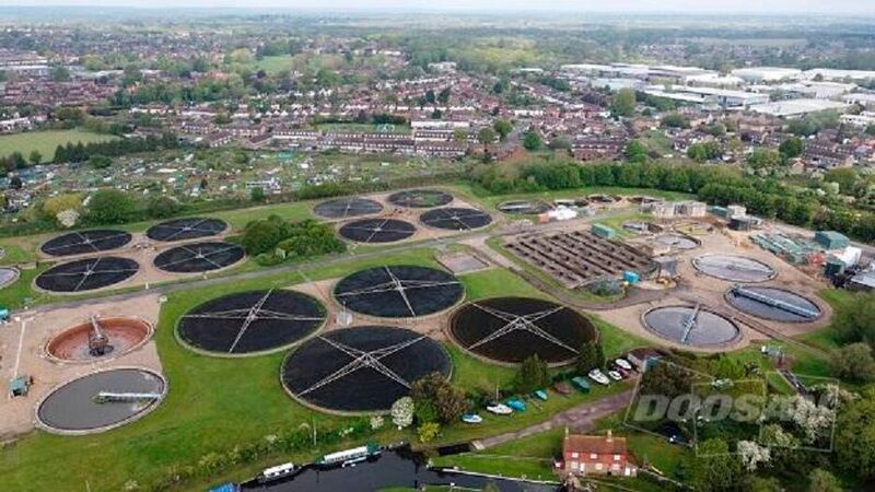 The existing sewage treatment facility in Guildford, which lies southwest of London (Doosan Enpure to perform demolition and relocation of facility by 2026). (Doosan Heavy Industries & Construction)