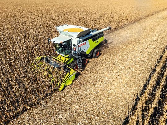 (Bild:  Der Landtechnikhersteller Claas schickt erneut Mitarbeiter am Standort Harsewinkel in Kurzarbeit.)