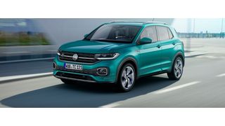 Nach Touareg, Tiguan und T-Roc hat Volkwagen offiziell sein vorerst kleines SUV vorgestellt: den T-Cross. (Volkswagen )