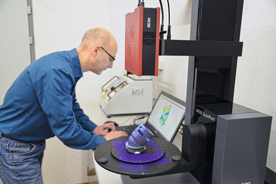 Erfassung einer PMA-Verschraubung mittels 3D-Scan.(Bild:  ABB)