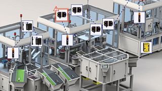 Mit dem SD-Bus von Schmersal lassen sich Sicherheitsschaltgeräte in die vorausschauende Instandhaltung einbinden. (Bild: Schmersal)