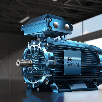 Die IE6-SynRM-Motoren entsprechen der Größe von Standard-Asynchronmotoren und können somit bei Ventilatoren, Pumpen, Kompressoren und anderen Anwendungen ausgetauscht werden. (Bild: ABB)