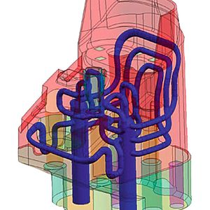Conformal cooling brings temperature mitigation to the areas that need it the most.