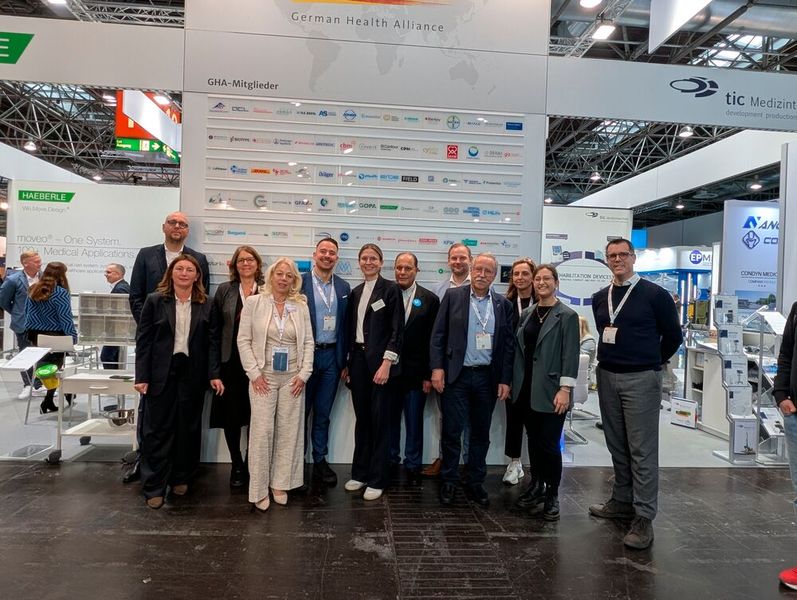 Die GHA – German Health Alliance lud zu einem Pressegespräch zu den Themen USA-Handelspolitik, internationale Geschäftsanbahnung, neue Märkte: VAE, Saudi-Arabien, Ägypten, Militärmedizin sowie Medtech goes Future. (Bild: Breunig – VCG)