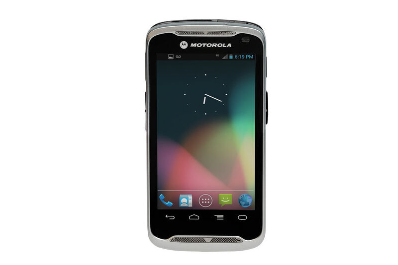 Das TC55 ist das neue Smartphone-Flaggschiff von Motorola: Barcode-Erfassung, Schallunterdrückung und sichere Einbindung in Unternehmensnetze zeichnen es aus. (Bild: Motorola)