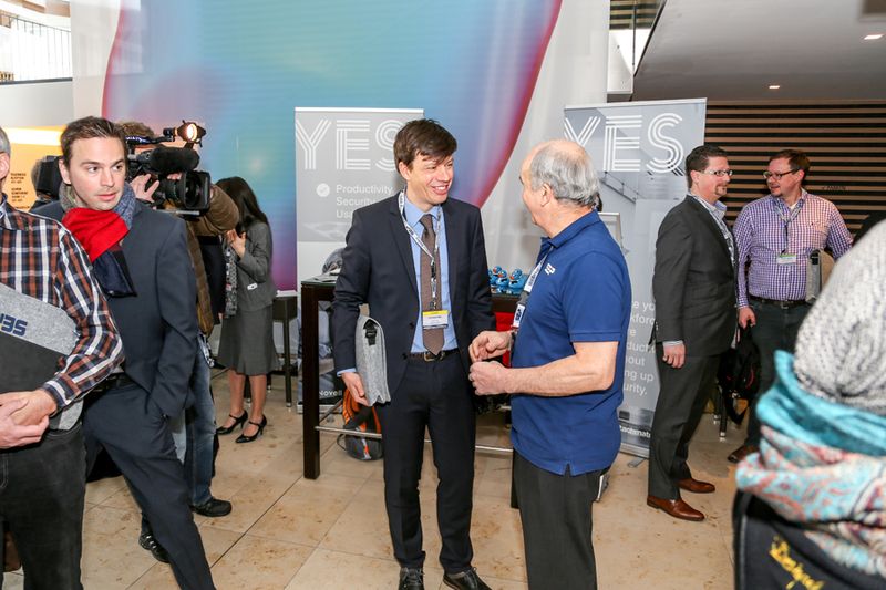 Cord Martens, Univention, und Georg Moosreiner, SEP (Bild: SEP AG)