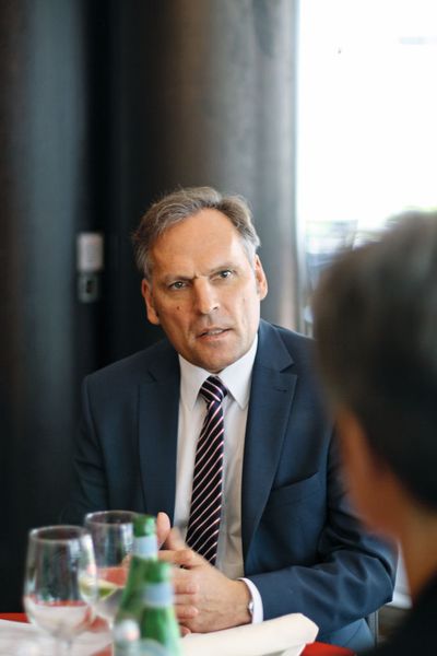 Franz Eduard Gruber, Gründer und Geschäftsführer von Forcam, gründete sein Unternehmen im Jahr 2001. Um wachsen zu können, zog es den ehemaligen SAP-Manager bald auch in den US-Markt. (Kai Bitter)