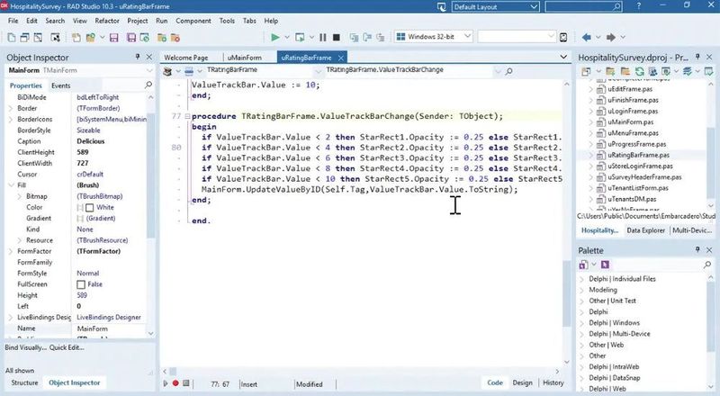 Delphi ist mittlerweile fester Bestandteil des RAD Studio, aber auch weiterhin in einer kostenfreien Community Edition erhältlich. (Embarcadero)