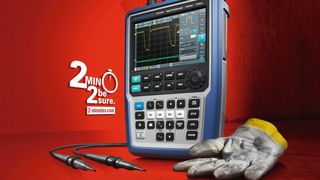 Der R&S Scope Rider ist Messtechnik in Laborqualität. Das verspricht zumindest Rohde & Schwarz. Vereint sind fünf Messgeräte. (Rohde & Schwarz)