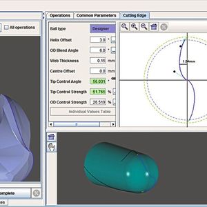 Anca bietet jetzt mit Toolroom RN34 die neueste Version seiner bei der Entwicklung und Herstellung komplexer Zerspanungswerkzeuge, sehr hilfreichen Software, heißt es. Bei der Produktion von Vollradiusfräsern etwa ermögliche es die neue Designerschneidkante dem Bediener nun die Schneidkante variabel zu gestalten.