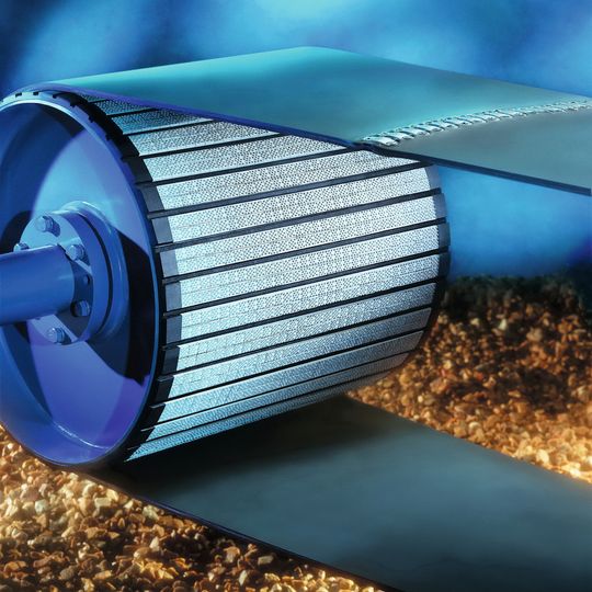 Flexco liefert für jede Anwendung den geeigneten Trommelbelag.(Bild:  Flexco Europe)