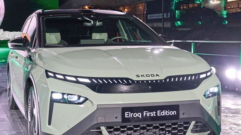 Skoda hat den Elroq vorgestellt. Das zweite E-Modell der Tschechen geht direkt in den Bestellstart.(Bild:  Skoda)