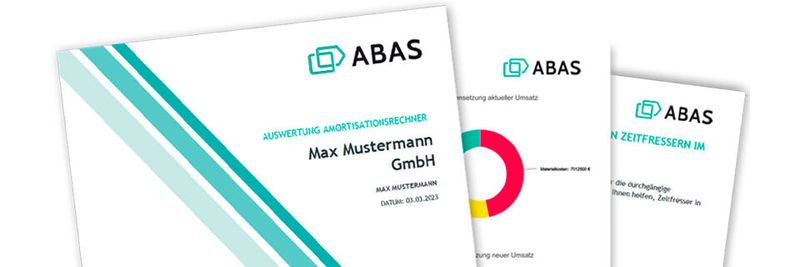 abas hilft mittels einer Modellrechnung bei der Ermittlung der ROIs von ERP-Projekten.(Bild:  abas)