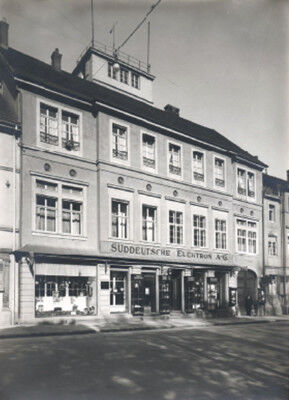 In der Vorderen Schloßstraße in Ludwigsburg hatte das Unternehmen von 1922 bis 1971 seinen Sitz. (Bild: Frizlen)