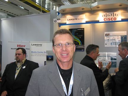 Ulrich Kübler von Linksys (Archiv: Vogel Business Media)
