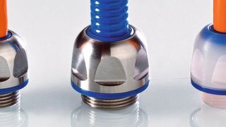 Die metrische Kabelverschraubung Blueglobe eignet sich vor allem für EMV-, Hygiene- und Prozessanwendungen. (Pflitsch)