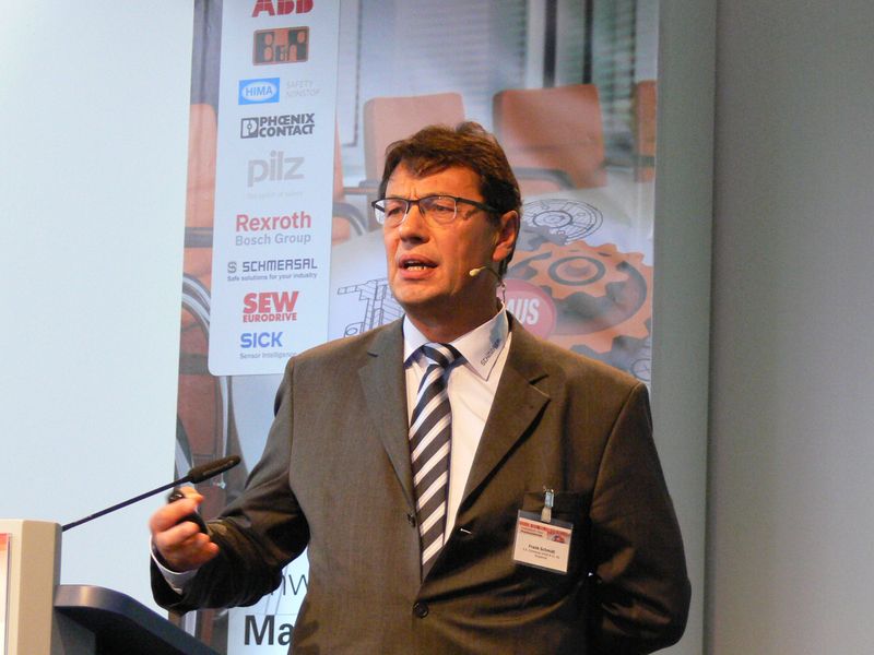 Im Praxisbeispiel von Frank Schmidt (K.A. Schmersal GmbH & Co. KG) erfuhren die Teilnehmer mehr zum Thema 