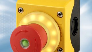 Mit dem optionalen Leuchtring können die Taster an einer Maschine oder Anlage noch stärker kenntlich gemacht werden. (Bild: Eaton)