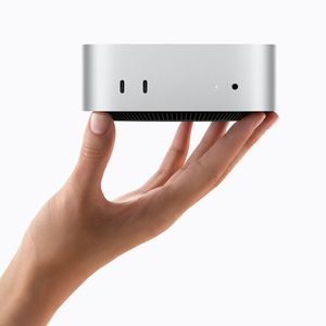 Die neuen Mac minis sind 12,7 x 12,7 x 5 cm klein und arbeiten mit neuen Chips, dem M6 oder dem M5 Pro. (Bild: Apple)