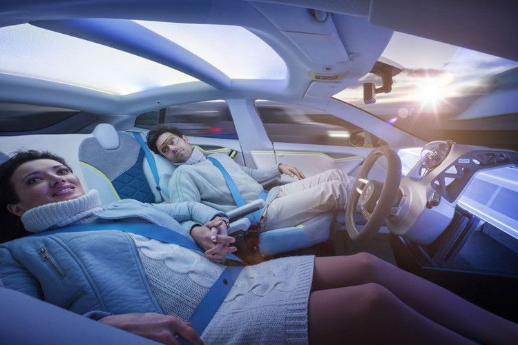 Was fahrlässig wirkt ist zumindest aus Sicht von Rinspeed die Zukunft des automatisierten Fahrens im Rinspeed Xchange. (Foto: Rinspeed)