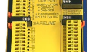 Zentralmodul DNSL-ZMR des Sicherheitssystems mit Relaiskarte DNSL-KM. Bild: Dina (Archiv: Vogel Business Media)