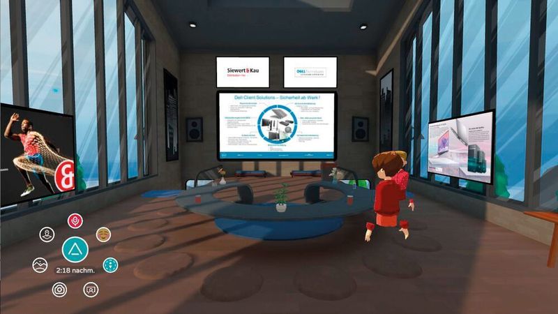 In Nebenräumen können sich die Teilnehmer ungestört unterhalten. (Stefan Riedl)