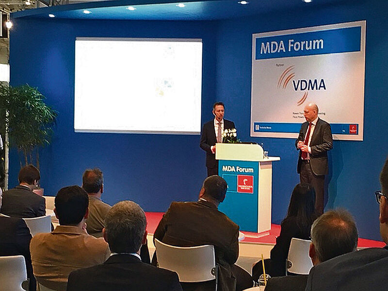 Der VDMA widmete dem Thema Predictive Maintenance im Rahmen der Hannover Messe ein eigenes Forum. (Synek/VDMA)
