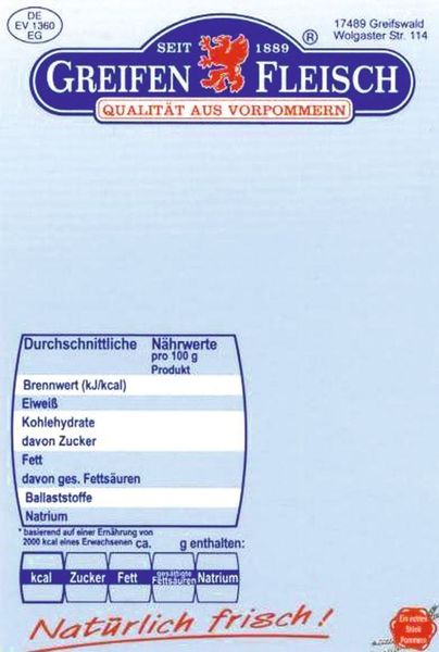 Beim Variable-Produkt-Information-(VPI-)Etikett von Bizerba wird das Grundlayout mit den firmenspezifischen Parametern vorbedruckt. Bild: Bizerba (Archiv: Vogel Business Media)
