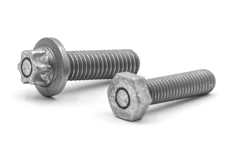 ... oder mit einem dauerhaft fixierten  Ultraschallkoppler (Permanent Mounted Tranducer System) die Vorspannung an Schrauben gemessen werden.  (Bild: Arnold)