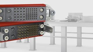 Die Umstellung auf intelligente, sich selbst überwachende und aktiv kommunizierende Maschinen und Komponenten führt zu einem erhöhten Bedarf an Signal- und Datenverbindungen. Parallel dazu erfordern immer kleiner werdende Baugrößen sehr kompakte Bauteile. Das gilt auch für die Steckverbinder.  (Stäubli)