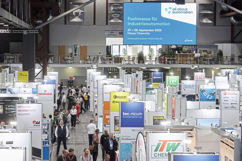 Die all about automation in Chemnitz führte Anbieter und Anwender im  Herzen des sächsischen Maschinenbaus zusammen (Bild: Easyfairs)