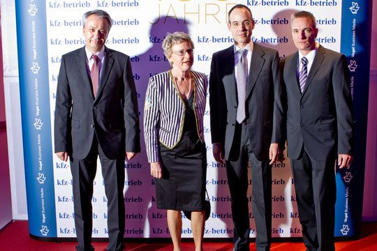 Stefan Eiselein (Vogel Business Media), Katharina Pugmeister, (Aufsichtsrat Vogel Business Media), Heiko Lindner (Aufsichtsrat Vogel Business Media), Wolfgang Michel (Vogel Business Media) (Archiv: Vogel Business Media)
