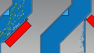 Ein Rutsche Magnet für Rutsche entfernt auf einfache Art und Weise Eisenteile aus Viehfutter und Pulvern. (Bild: Goudsmit Magnetic Systems)