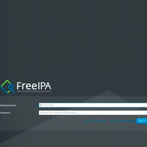 Anmeldeoberfläche des Webdienstes von FreeIPA.(Bild:  Joos - FreeIPA)