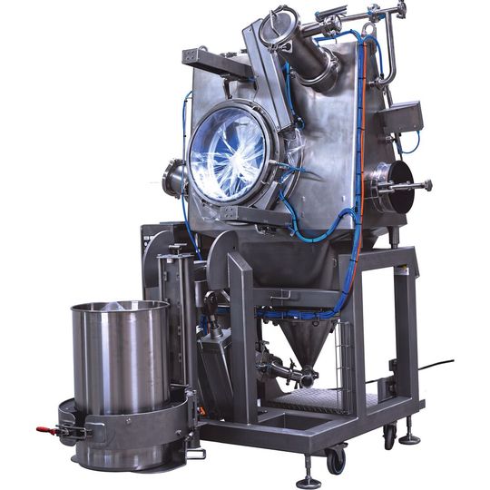 Kontaminationsarme Fassentleerung mit Inlinern CFE-K-EC(Bild:  Hecht)