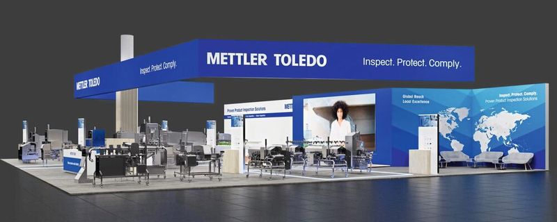 Standkonzept von Mettler-Toledo für die Interpack 2026(Bild:  Mettler-Toledo)