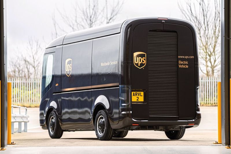 Anfang 2020 hat UPS 10.000 Elektro-Vans bei Arrival bestellt und sich gleich beim britischen Start-up beteiligt. (Bild: UPS)