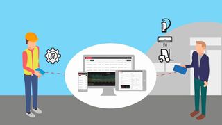 Das Tool Excelation.io lässt die für die Instandhaltung von Lager- und Logistikhallen Verantwortlichen nahtlos, papierfrei und in Echtzeit mit den beauftragten Wartungsteams zusammenarbeiten. (Dr. Eckhardt + Partner)