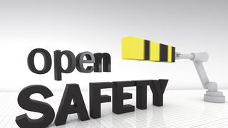 B&R nutzt das feldbusunabhängige Sicherheitsprotokoll Open-Safety unter anderem bei der erweiterten Sicherheitsfunktion „Sicher begrenzte Geschwindigkeit“ (SLS) am Werkzeugarbeitspunkt (TCP). Damit ist der Anwender flexibel in der Wahl der Ansteuerung und kann diese anhand der Applikationsanforderungen frei bestimmen. (Bild: B&R)