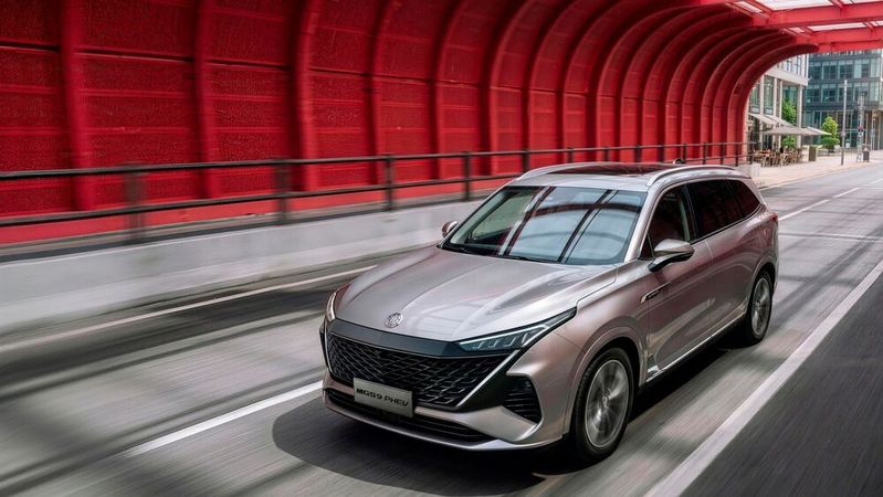 MGS9 heißt der erste Siebensitzer von MG.(Bild:  MG Motor)