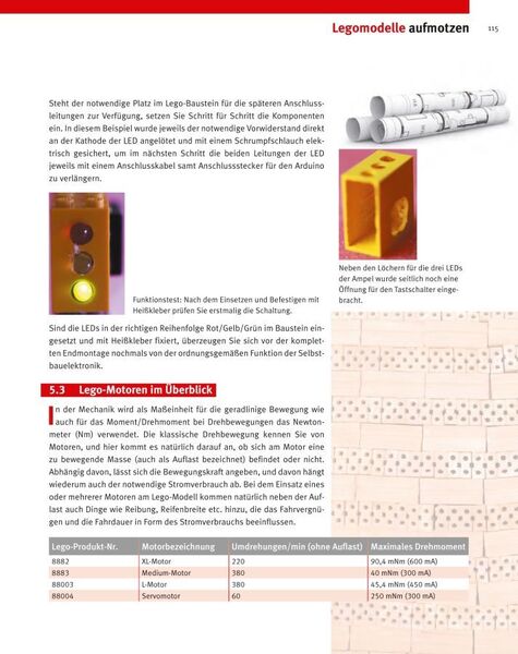 Lego für echte Kerle: Anwendungsbeispiele aus dem Franzis-Buch (Bild: Franhzis)