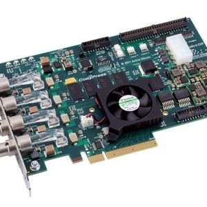 Active Silicon wird auf der Messe mit Firebird-Quad CXP-6, dem ersten Highspeed-CoaXPress-Framegrabber, aufwarten. 4 Koax-
kabelanschlüsse stehen zur Verfügung, wobei jeder Kanal 6,25 Gbit/s downlink sowie 20,8 Mbit/s uplink bietet. 